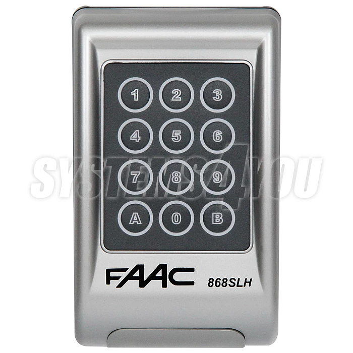Wireless numeric keypad FAAC KP 868 SLH
