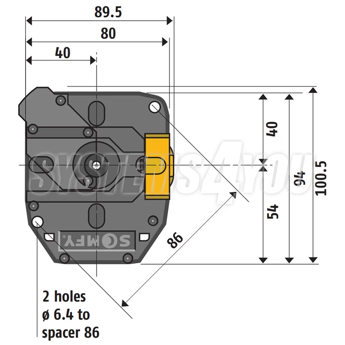 Motor Somfy RDO 60 CSI 70/17