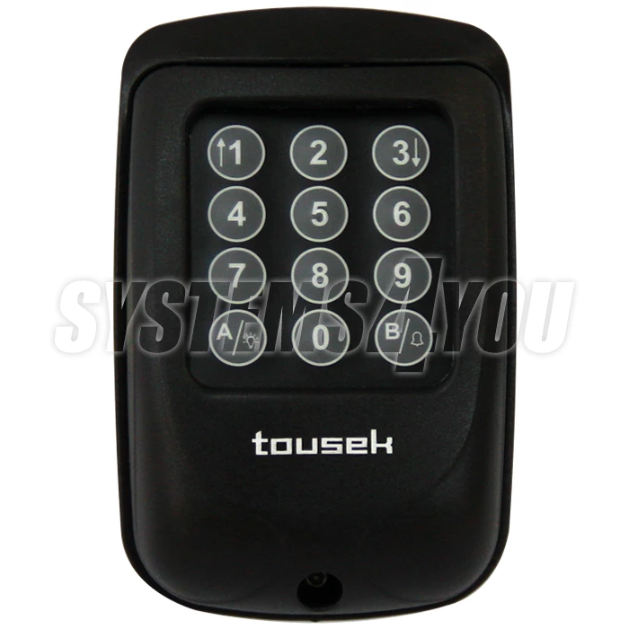 Wireless numeric keypad Tousek TORCODY RS 433 - Black